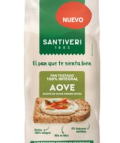PAN TOSTADO 100% INTEGRAL CON AOVE 200GR