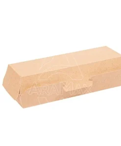 ENVASE DE CARTÓN KRAFT HOT DOG 23.2x9x6.3CM