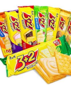 Alternative view of Galletas de soda 3+2 con sabor chocolate con vainilla ksf 125g