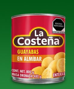 Guayabas en almibar La Costeña 480g.