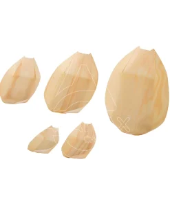 BARQUETAS DE MADERA 100% COMPOSTABLES